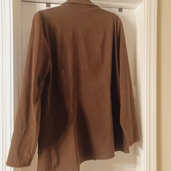 Vintage 70s Banjo Dallas Texas Suede Jacket - Picture 3 of 6